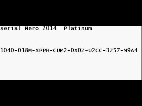nero 2014 cd key generator serial numbers